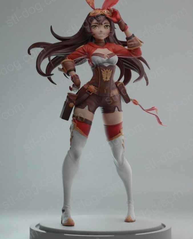 原神 Genshin Impact 安柏(Amber) 3D打印图纸